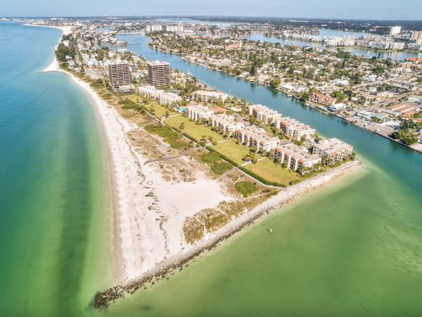 St Petersburg Beachfront Condo Rental Gulf Front Vacation Rental with Balcony
